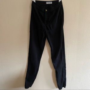 American Apparel High-Waisted Black Stretchy Pants